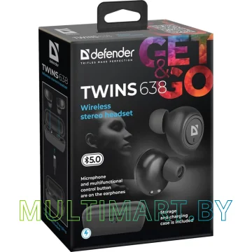 Наушники Defender Twins 638 картинка 9